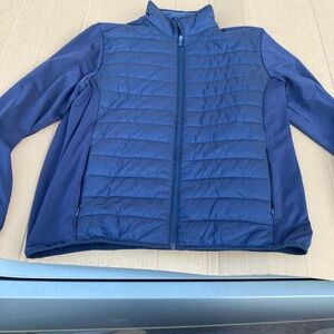 Padraiz  golf Men's Performance Quilted Jacket in Navy